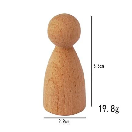 Kegelpopje bol, 6cm