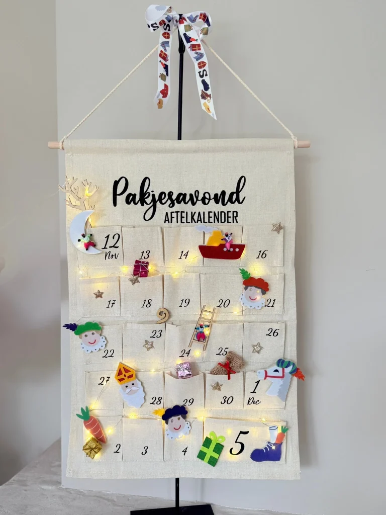 D.I.Y.-Pakket Pakjeskalender Aftelkalender KLEUR