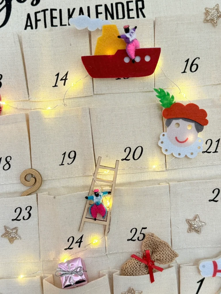 D.I.Y.-Pakket Pakjeskalender Aftelkalender KLEUR