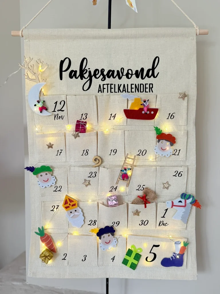 D.I.Y.-Pakket Pakjeskalender Aftelkalender KLEUR
