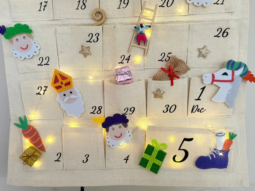 D.I.Y.-Pakket Pakjeskalender Aftelkalender KLEUR