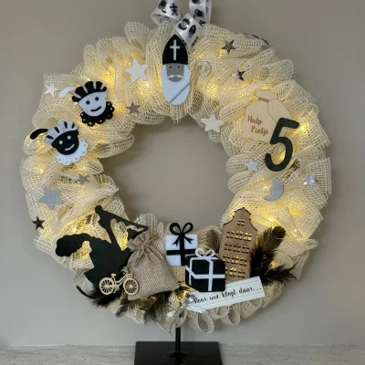 DIY-Pakket; Hoor wie klopt daar... 30cm