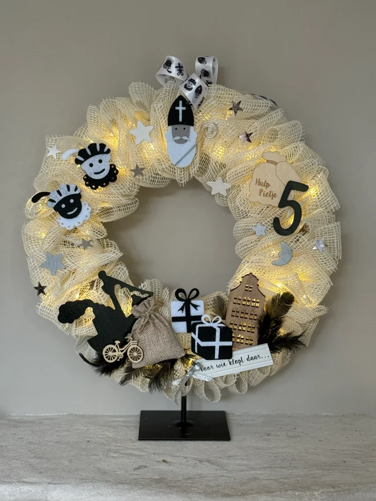 DIY-Pakket; Hoor wie klopt daar... 30cm