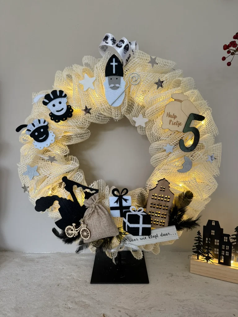 DIY-Pakket; Hoor wie klopt daar... 30cm