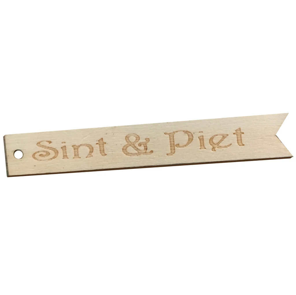Label, Sint & Piet, 10cm