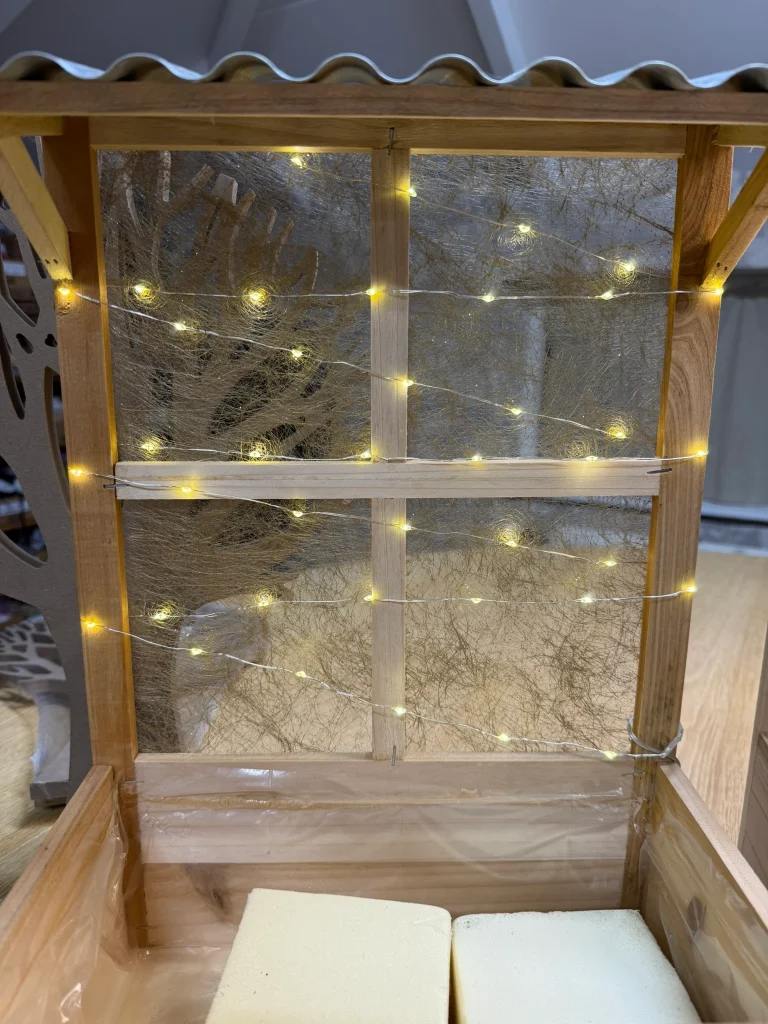 DIY-Pakket; Pakjes venster GROOT 29 x 40cm hoog