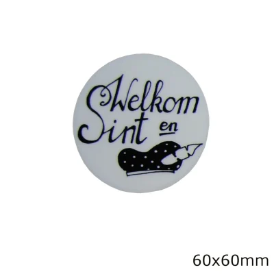 Handlettering Sinterklaastekst; 'Sint en Piet' 6cm