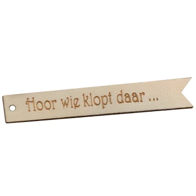 Label, Hoor wie klopt daar..., 10cm