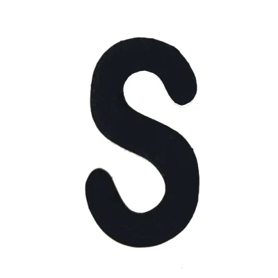 Houten letter S, 8cm