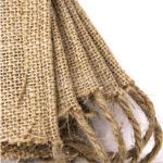 Jute vlaggetjes, 2.80m  (kerst-winter)