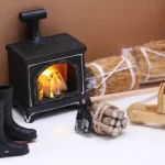 Miniatuur Openhaard met LED, 7cm