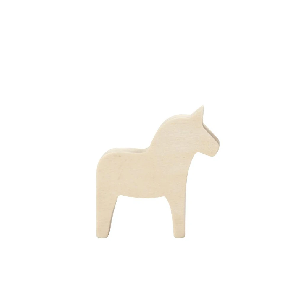 Houten paardje, 7cm NATUREL