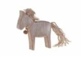 Houten paardje, 7cm NATUREL