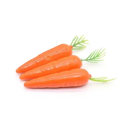 Wortel van plastic, 3 stuks, 8cm