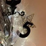 Lantaarn DIY-Pakket; Staande lantaarn met SInterklaasdeco en LED verlichting
