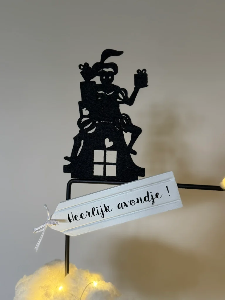 DIY-Pakket; In de wolken van de Sint MET silhouetten & wegwijzer