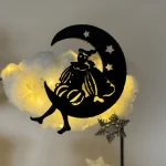 DIY-Pakket; In de wolken van de Sint MET silhouetten & wegwijzer