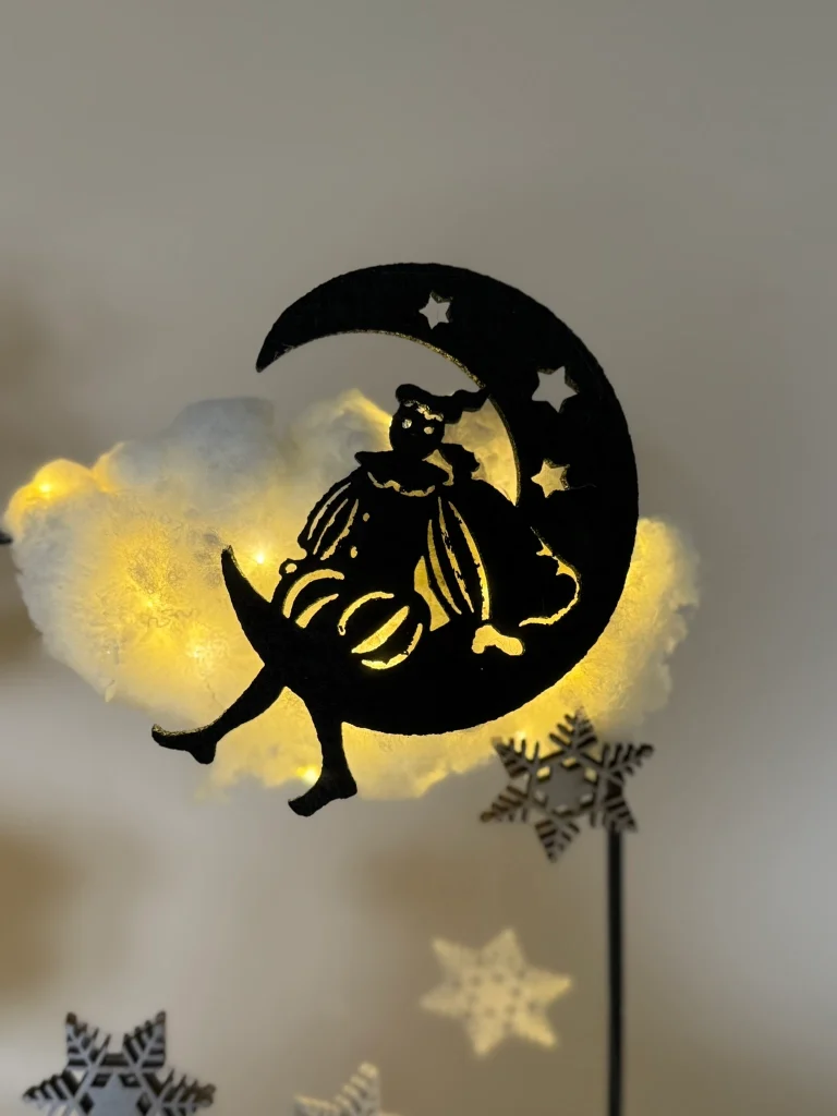 DIY-Pakket; In de wolken van de Sint MET silhouetten & wegwijzer