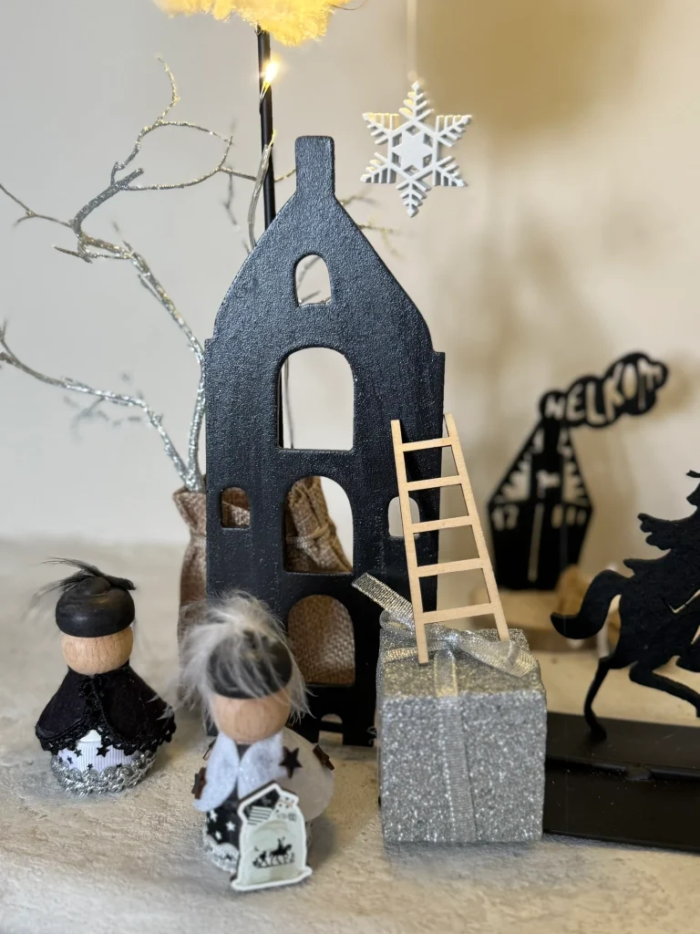 DIY-Pakket; In de wolken van de Sint MET silhouetten & wegwijzer