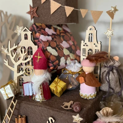 DIY-Pakket; Chocolade Pakjesavond Taart