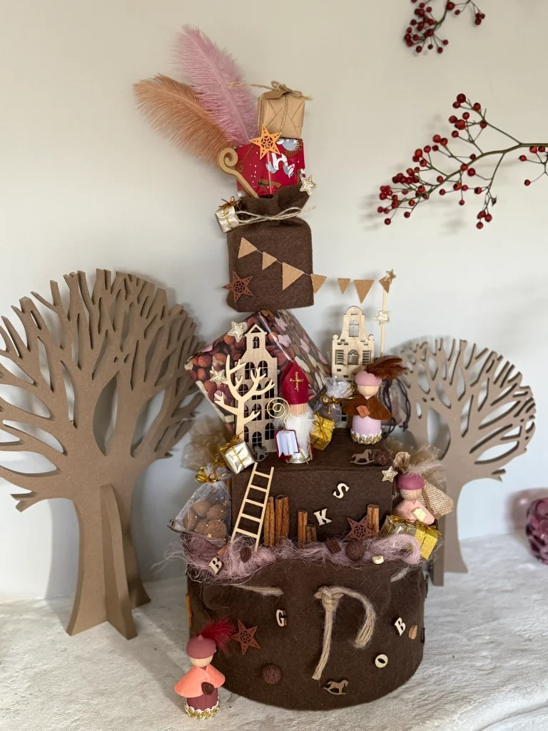 DIY-Pakket; Chocolade Pakjesavond Taart