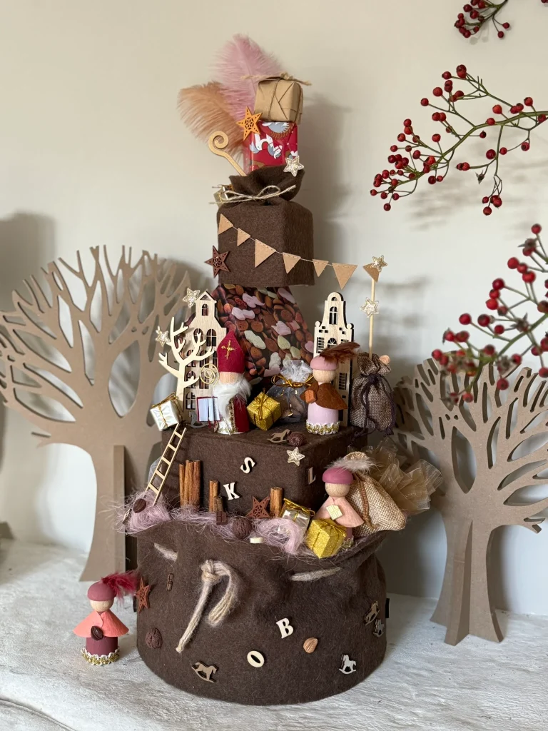 DIY-Pakket; Chocolade Pakjesavond Taart