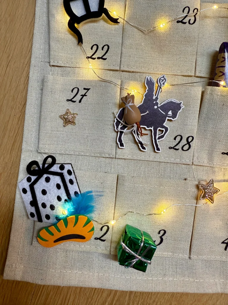 D.I.Y.-Pakket Pakjes Aftelkalender Zwart-Wit en KLEUR