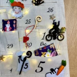 D.I.Y.-Pakket Pakjes Aftelkalender Zwart-Wit en KLEUR