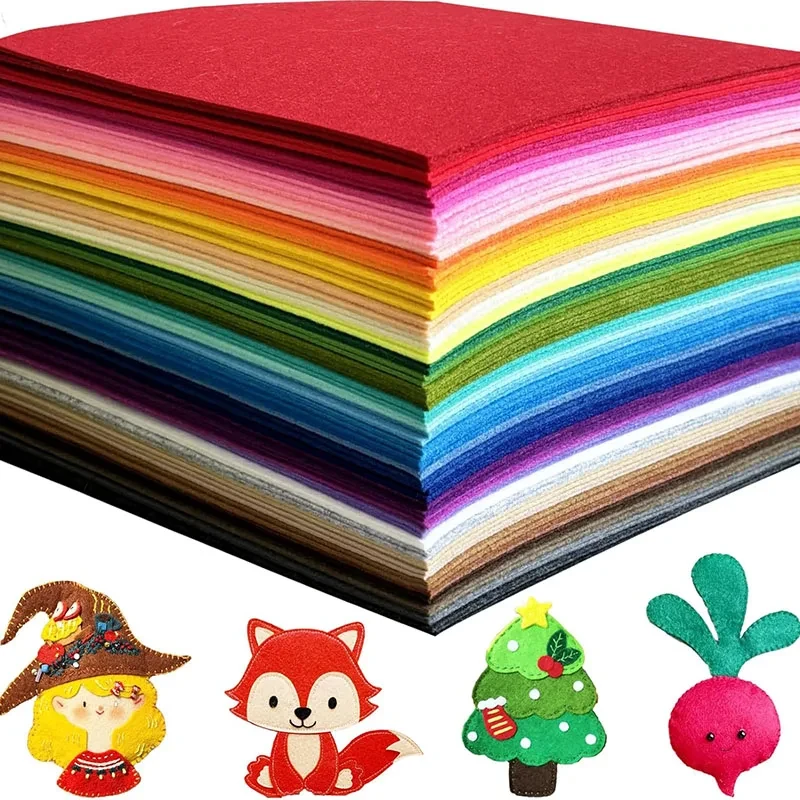 Hobbyvilt 40 kleuren 10x10cm