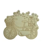 Houten Fiets met kadootjes;  80mm