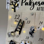 D.I.Y.-Pakket Pakjes Aftelkalender Zwart-Wit en zilveren accenten