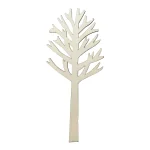 Houten boompjes naturel, 2 stuks, smal, 11cm