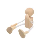 Flexibele Peg Doll poppetje, 12cm