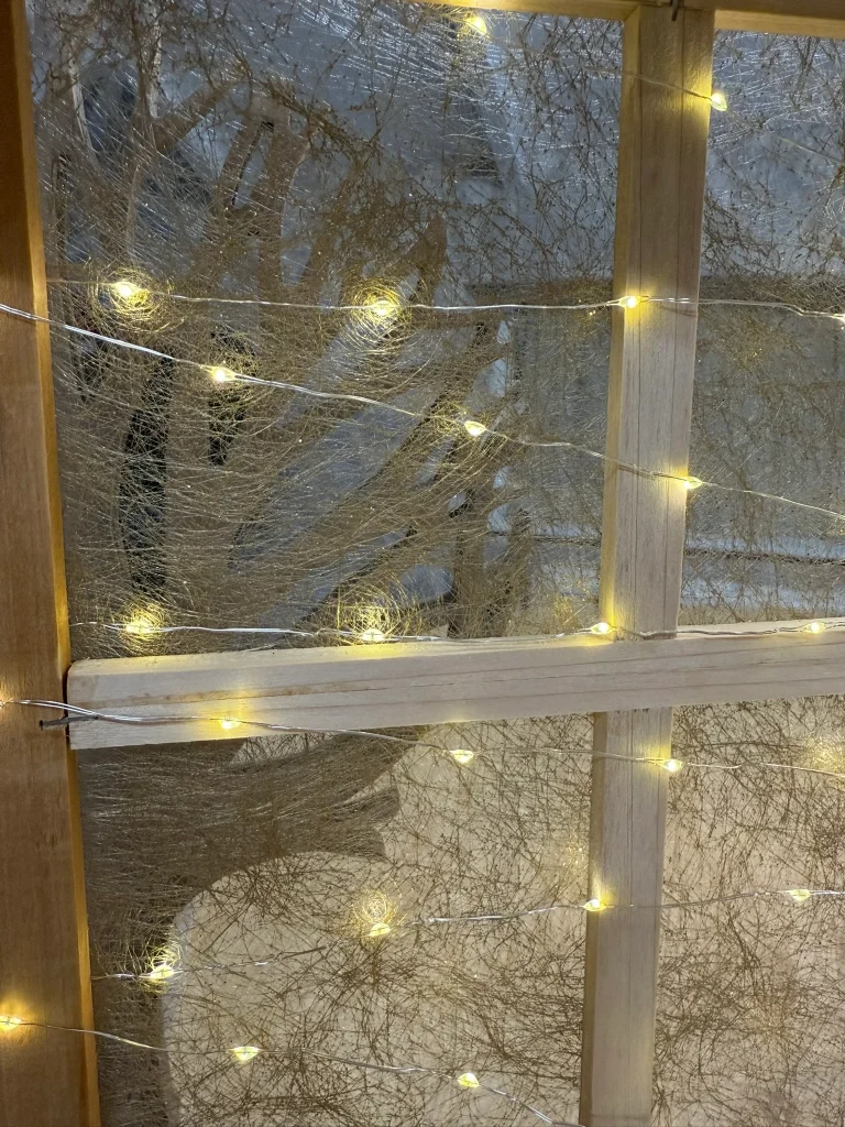 DIY-Pakket; Pakjes venster MEDIUM 24 x 31cm hoog