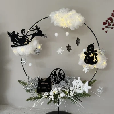 KERST Pakket op frame INSPIRATIE FOTO (pakket is uitverkocht)