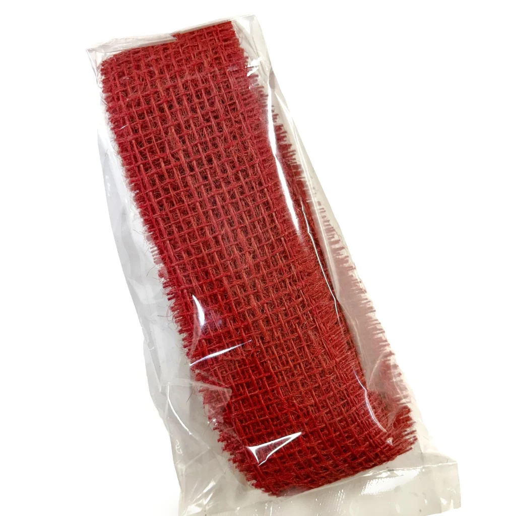 Jute band ROOD, 5 meter