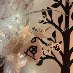 Lantaarn DIY-Pakket; Lantaarn op staaf met Sinterklaas decoratie, 85cm