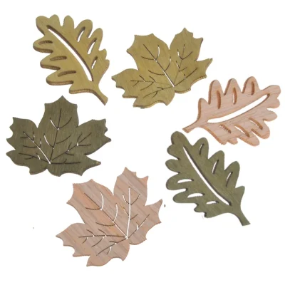 Mini herfst blaadjes, 4cm