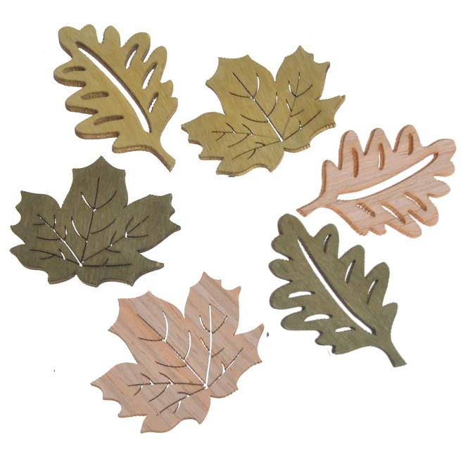 Mini herfst blaadjes, 4cm
