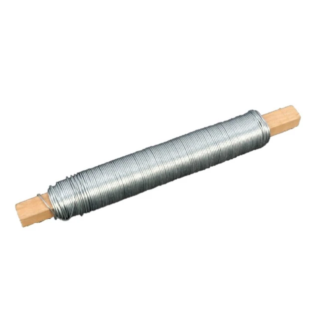 wikkeldraad 90gr 0,65mm Zilver  (kerst-winter)