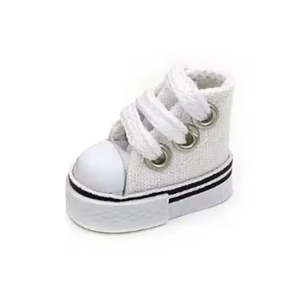Mini Sneaker WIT, 3,5cm