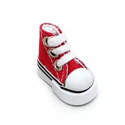LAATSTE; Mini Sneaker Rood, 3,5cm