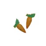 2 mini worteltjes, 2,5cm