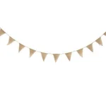 DIY-Pakketje; Jute vlaggetjes met Vilten Sinterklaasfiguurtjes en decoratiemix