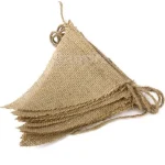 DIY-Pakketje; Jute vlaggetjes met Vilten Sinterklaasfiguurtjes en decoratiemix
